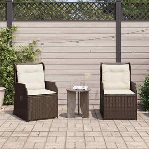 Kerti pad 2 db Barna polirattan