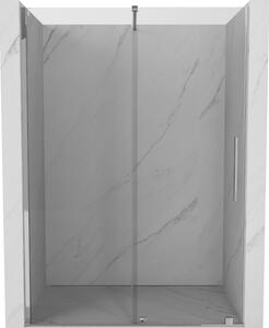 Mexen Velar, nyitható tolóajtó 130x200 cm, 8mm átlátszó üveg, króm profil, 871-130-000-01-01