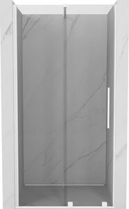 Mexen Velar, nyitható tolóajtó 90x200 cm, 8mm átlátszó üveg, fehér, 871-090-000-01-20