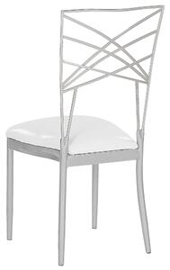 Étkező szék 2 részes készlet Ezüst GIRARD