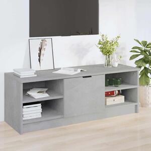 Betonszürke szerelt fa TV-szekrény 102 x 35,5 x 36,5 cm