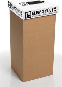 Szelektív hulladékgyűjtő, 20 l, RECOBIN Mini, fehér (URE033)