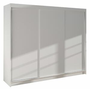 Gardróbszekrény Closico Durion II, Laminált forgácslap, 215x200x58cm, Fehér