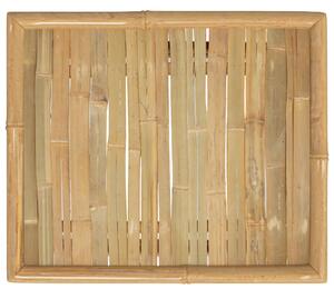 VidaXL bambusz kerti asztal 65 x 55 x 30 cm
