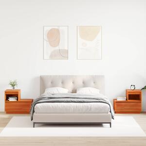 Éjjeliszekrény 2 db Faggyú barna 60 x 34 x 51 cm Szerelt Fa