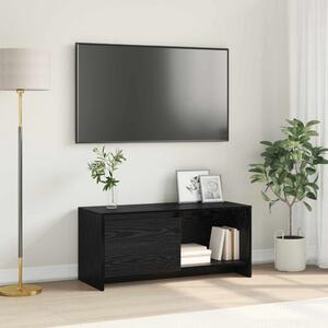TV szekrény garnitúra 90 x 35 x 40 cm Fekete tölgy Szerelt Fa
