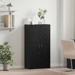 Irodai szekrény Fekete Tölgy 60 x 32 x 115 cm Szerelt Fa