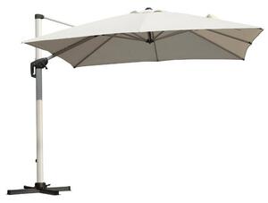 Napoli-Classic napernyő és talp szürke 300x300 cm
