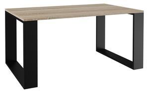Odell MIX Salon Loft modern dohányzóasztal, 50x90x58 cm, sonoma-fekete