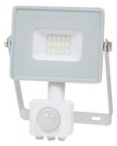 Professzionális fehér LED reflektor 10W mozgásérzékelővel SAMSUNG chipek