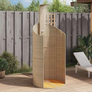 VidaXL Kültéri Zuhanyzó - Polyrattan - 100x100x241,5cm