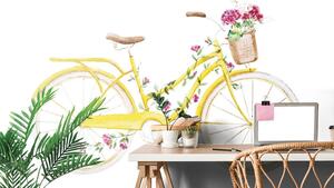 Öntapadó tapéta retro kerékpár illusztráció