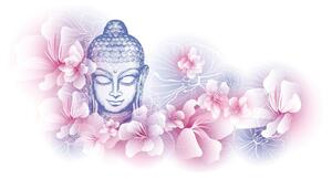 Tapéta Buddha virágok között