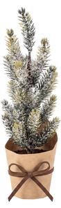 Díszes karácsonyi fa FROSTY TREE cserépben 22 cm