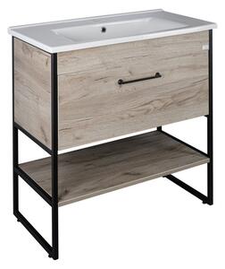 TMP IRON - Fürdőszobabútor - Lábas - 85 cm