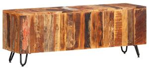 Tömör újrahasznosított fa TV-szekrény 110 x 30 x 40 cm
