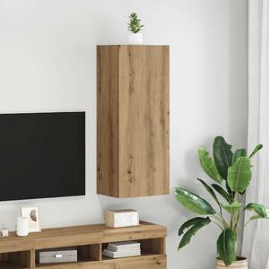 TV Fali Szekrény 40,5 x 30 x 102 cm Artisan tölgy Szerelt Fa