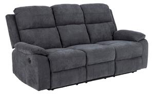 Relax kanapé Norsica 439, Kárpit, 98x197x95cm, Sötétszürke