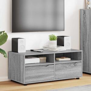 TV szekrény 100 x 48 x 43 cm Szürke Sonoma Szerelt Fa