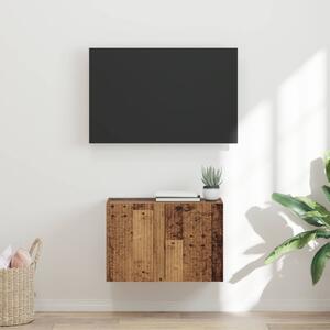 TV Fali Szekrény 59,5 x 31 x 40 cm Öreg fa Szerelt Fa