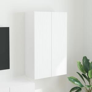 TV Fali Szekrény 59,5 x 31 x 100 cm Fehér Szerelt Fa