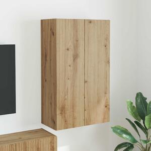 TV Fali Szekrény 59,5 x 31 x 100 cm Artisan tölgy Szerelt Fa