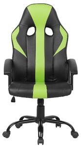 Fekete és zöld irodai szék SUCCESS
