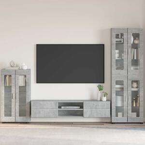 Széf FLORIN 55,5 x 29 x 100 cm Beton Szürke Szerelt Fa
