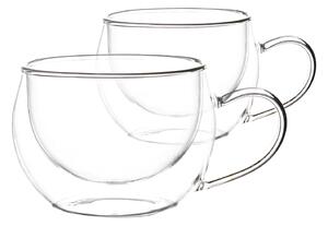 KONDELA Thermo cappuccino pohár csésze, 2db, 280ml, HOTCOOL TYP 1