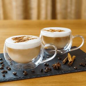 KONDELA Thermo cappuccino pohár csésze, 2db, 280ml, HOTCOOL TYP 1