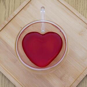 KONDELA Thermo Heart pohár csésze, 2db, szív alakú, 250ml, HOTCOOL TYP 3