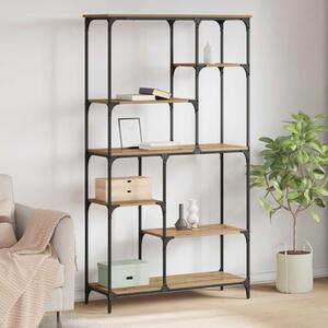 Könyvespolc 5 szintes 99 x 35,5 x 176 cm Szerelt Fa