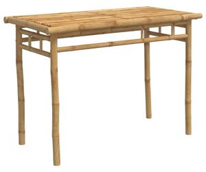 VidaXL Bambusz Kerti Asztal - 110x55x75 cm