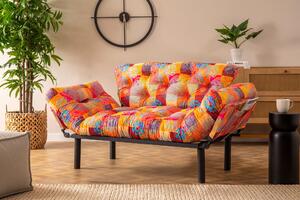2 személyes kanapéágy Nitta-Patchwork Sokszínű