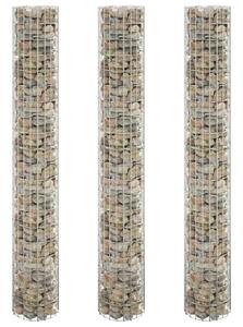 3 db kör alakú horganyzott acél gabion magaságyás Ø30 x 200 cm