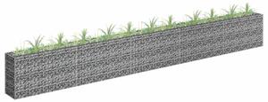 Horganyzott acél gabion magaságyás 450 x 30 x 60 cm