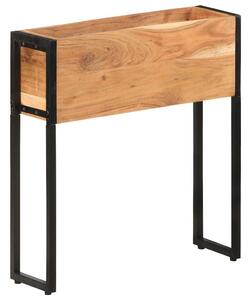 Tömör akácfa virágtartó 60 x 20 x 68 cm