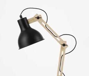 Nova Luce Grou íróasztali lámpa fekete