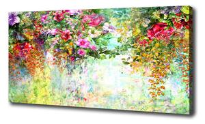 Vászonkép nyomtatás Multi-színű virágok