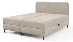 FUBU ágyneműtartós boxspiring ágy 120x200 - bézs