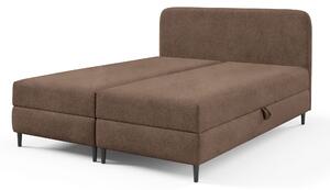 FUBU ágyneműtartós boxspiring ágy 120x200 - barna