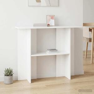 Konzolasztal Fehér 100 x 30 x 75 cm Szerelt Fa