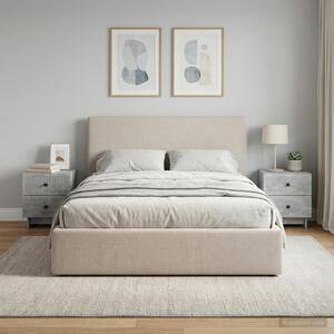 Éjjeliszekrény 2 db Betonszürke 43 x 34,5 x 47,5 cm Szerelt Fa