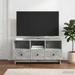 TV szekrény fiókkal Betonszürke 102 x 34,5 x 50 cm Szerelt Fa