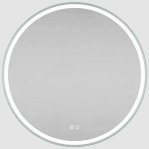 Kerek LED tükör 80cm, 1840 lm, 3 világos szín fűtési funkcióval