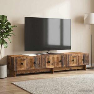 TV szekrény 147 x 34,5 x 30 cm Antik Fa Szerelt Fa