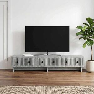 TV szekrény 147 x 34,5 x 30 cm Szürke Sonoma Szerelt Fa