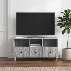 TV szekrény 102 x 34,5 x 50 cm Szürke Sonoma Mérnöki fa
