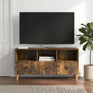 TV szekrény 102 x 34,5 x 50 cm Füstölt Tölgy Mérnöki fa