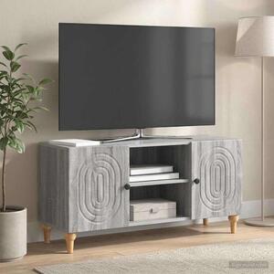TV szekrény 102 x 34,5 x 50 cm Szürke Sonoma Szerelt Fa